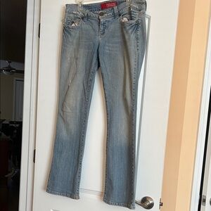 Guess Women's Light Blue boot Cut Jeans